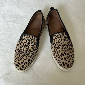 Almost brand new looking. Wore one time. Beautiful leopard shoes